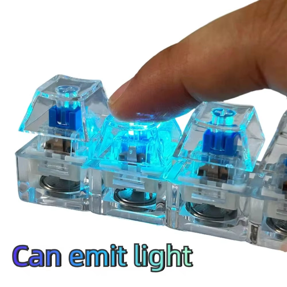 Relaxing 3/4/9 Keys Finger Keyboard Keycap Stress Relief Decompression Toy Gadget Key Button Fidget Keychain Adult